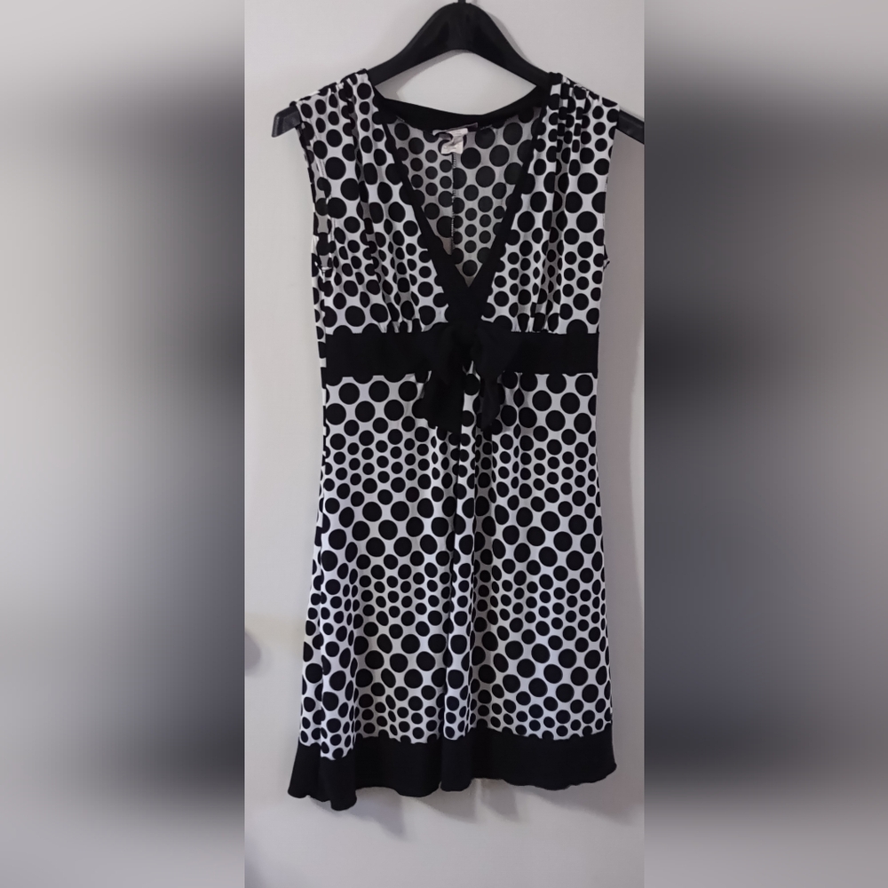 Lipstick Boutique Black and White Polka Dot Dress